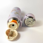 Termos 500 ml z sitkiem - kolorowe kury w jasnych radosnych kolorach - pocicutku.pl